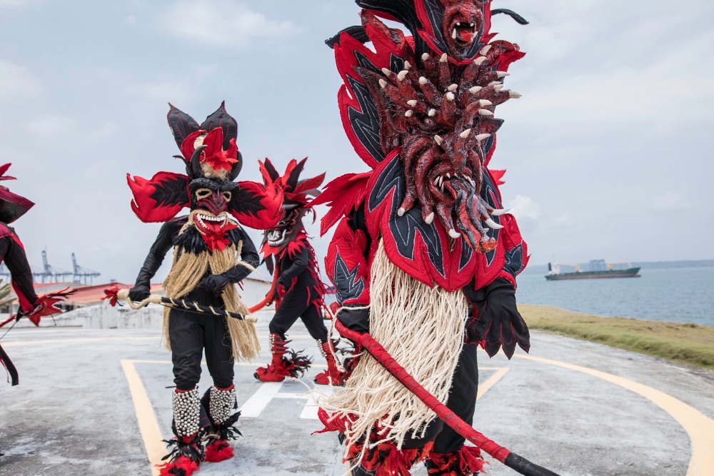 En la cultura congo, los diablos no representan a un ser satánico, sino al mal