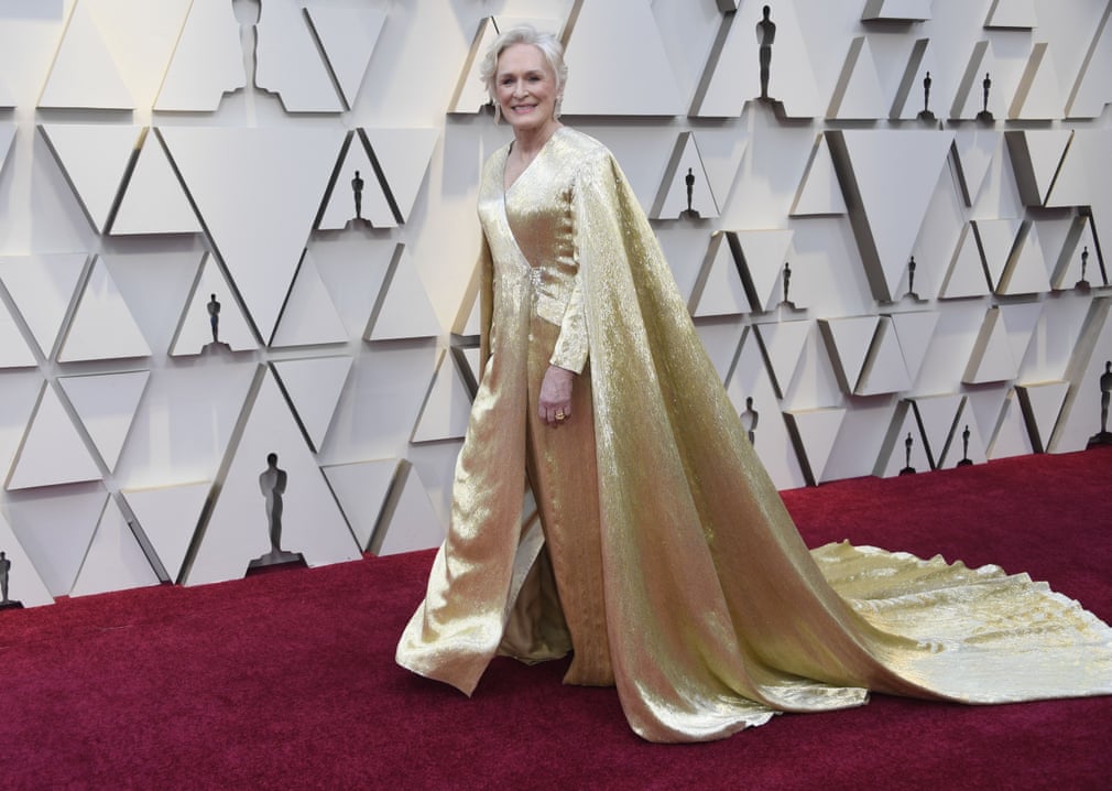 Glenn Close durante la alfombra roja