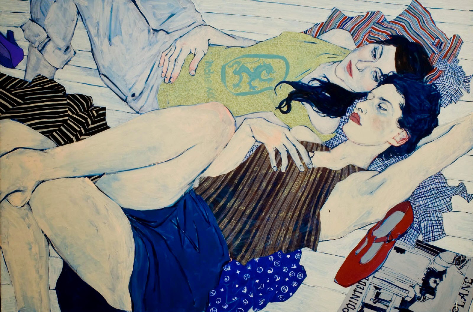 Artista: Hope Gangloff. Obra: Clothes Swap   www.richardhellergallery.com